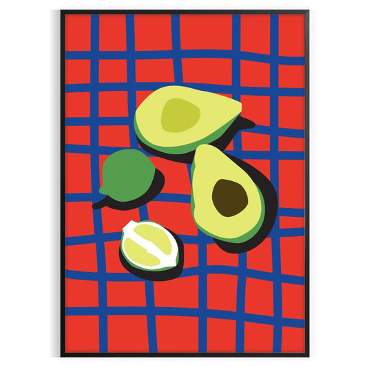 space vibrant Legume 3 Vegetable Art poster yellow blue hues wall enthusiasts unique print delightful gift decor stunning artwork available various sizes A4 cm A0