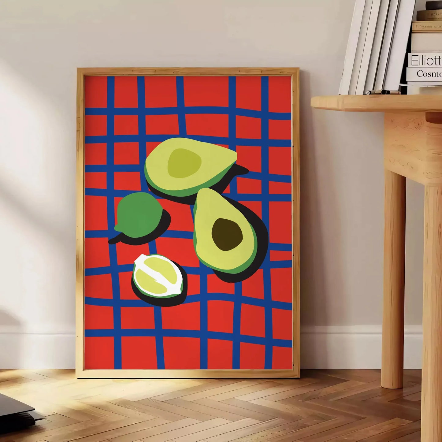 space vibrant Legume 3 Vegetable Art poster yellow blue hues wall enthusiasts unique print delightful gift decor stunning artwork available various sizes A4 cm A0